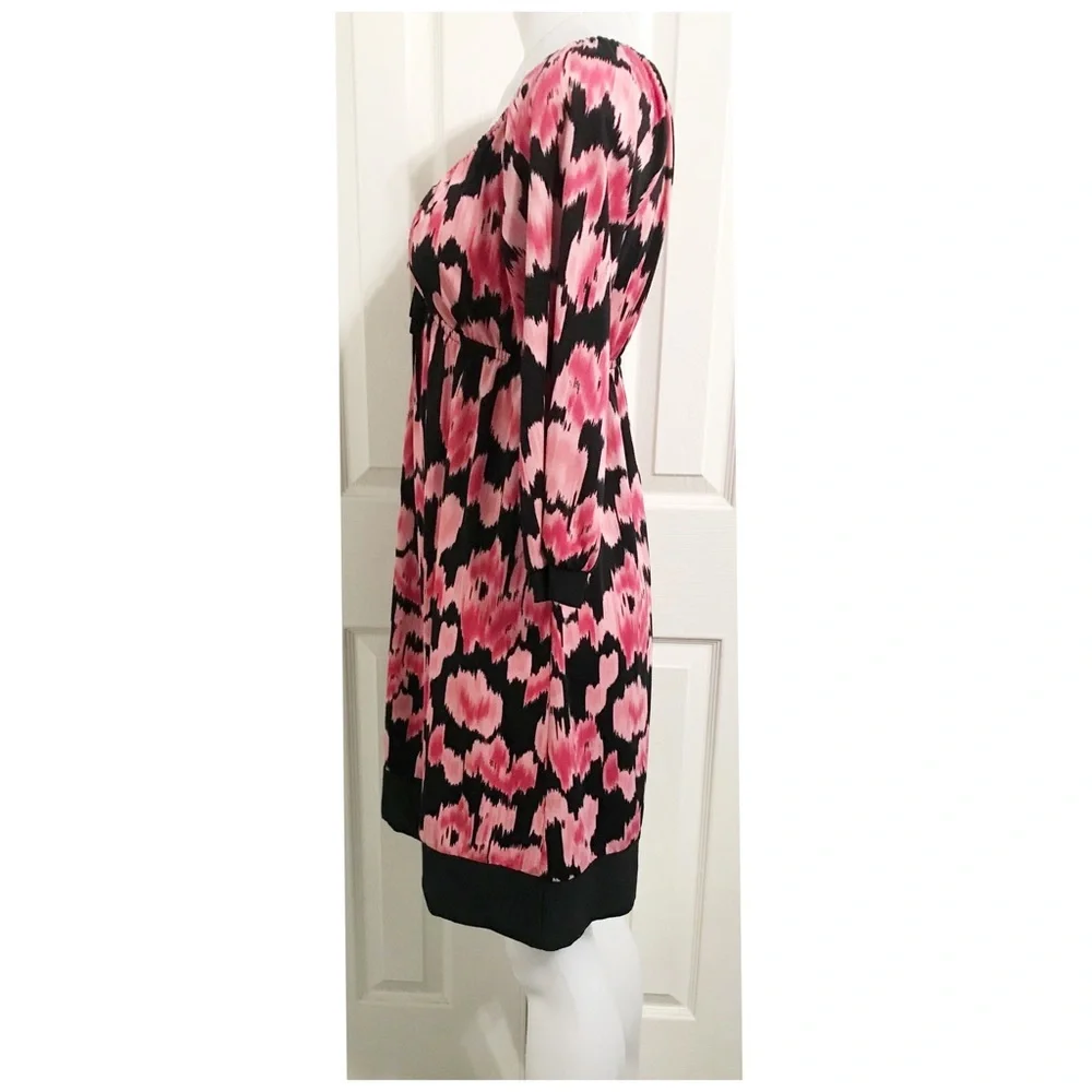 INC~International Concepts, Floral Patterned, 3/4” Sleeves, Pull Over Dress - Picture 3 of 5